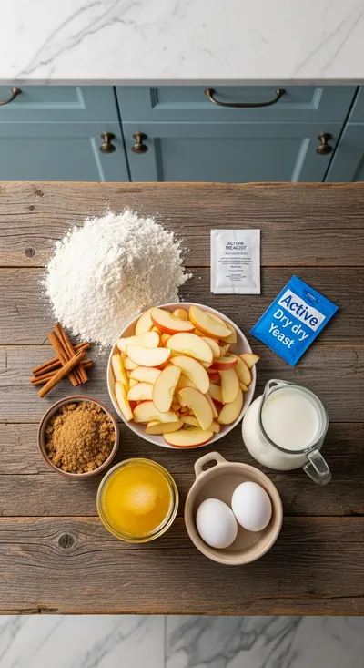 Easy Amish Apple Fritter Bread - cooking process