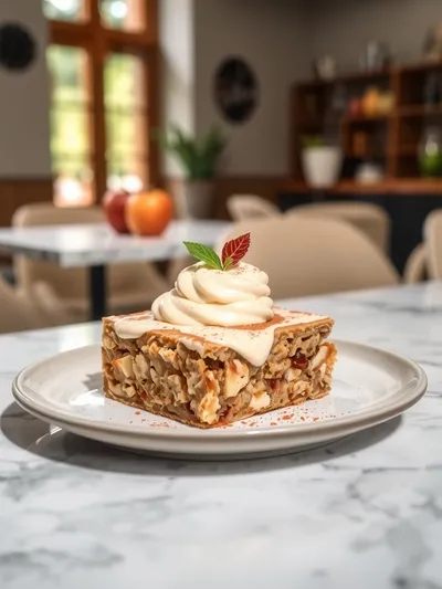Apple Cinnamon Blondies with Maple Cream Cheese Frosting - cooking process