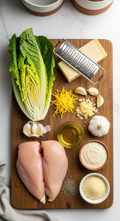 Baked Caesar Chicken - cooking process
