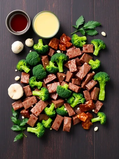 Easy Beef and Broccoli Recipe - ingredients preparation