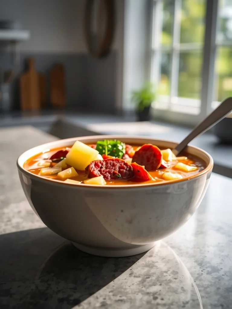 Beef Sausage Potato Soup – Hearty Comfort Meal