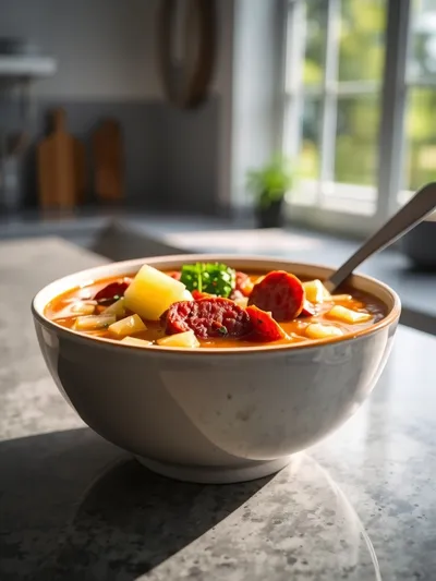 Beef Sausage Potato Soup – Hearty Comfort Meal