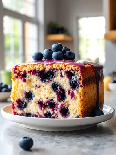 Blueberry Breakfast Cake – Easy Soft, Buttery Crumb