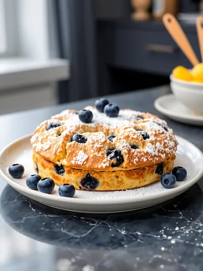 Blueberry Breakfast Cake – Easy Soft, Buttery Crumb - cooking process