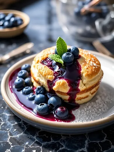 Blueberry Cobbler – Easy, Juicy Homemade Dessert - ready to serve