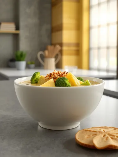 Broccoli Potato Cheese Soup