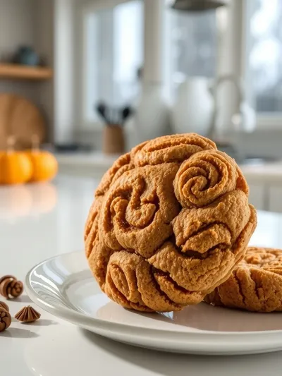 Brown Butter Pumpkin Snickerdoodle Cookies