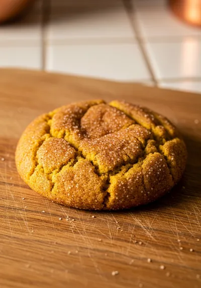 Brown Butter Pumpkin Snickerdoodle Cookies