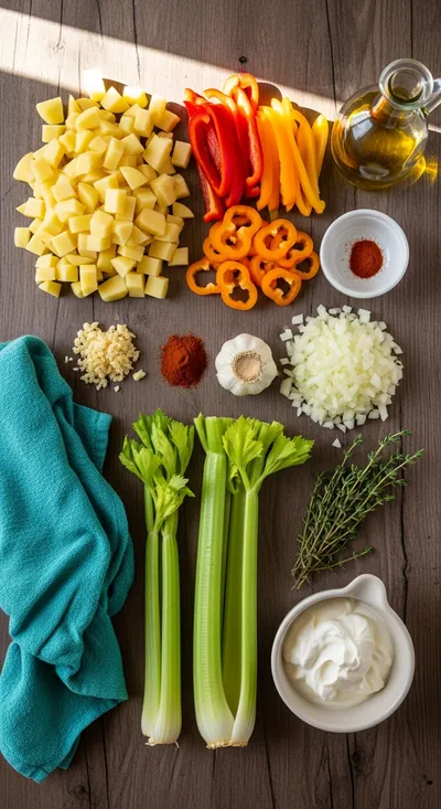 Cajun Potato Soup – Hearty Spicy Comfort - cooking process