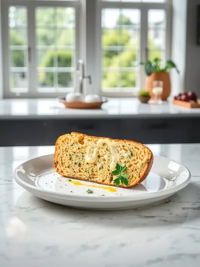 One Bowl Cheesy Zucchini Bread - ready to serve
