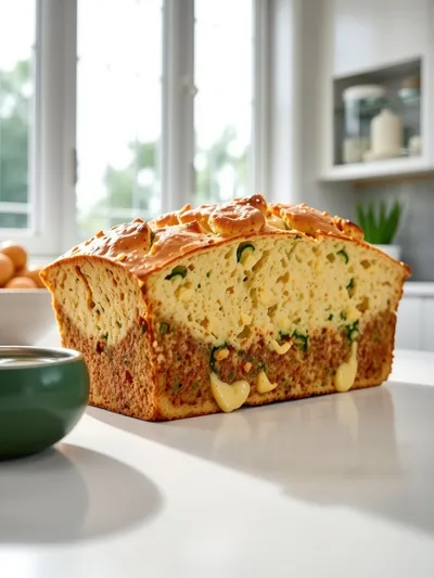 One Bowl Cheesy Zucchini Bread
