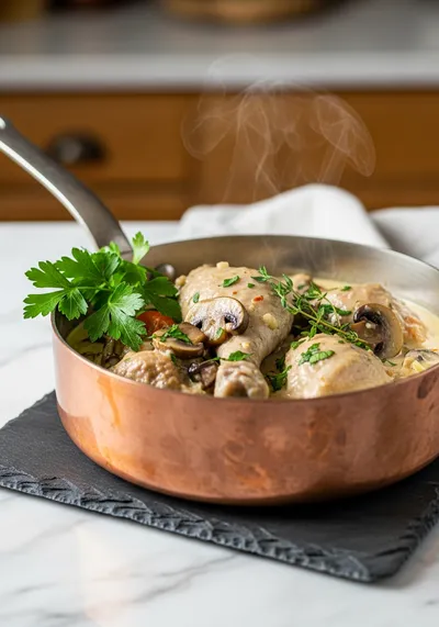 Chicken Fricassée – Quick French Chicken Stew