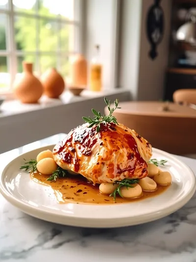 Chicken Fricassee – Quick French Chicken Stew - ready to serve