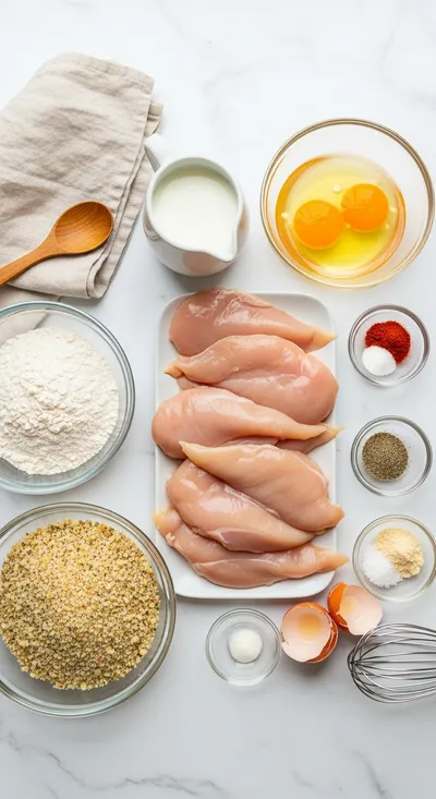 Chicken Fried Chicken Recipe – Crispy, Juicy Delight - cooking process