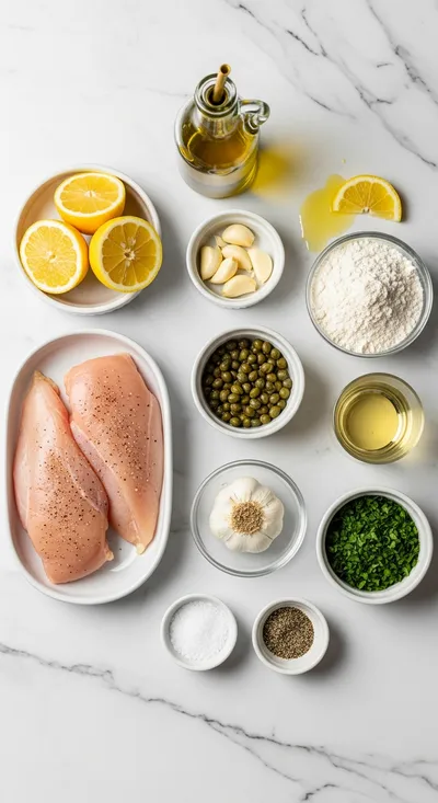 Easy Chicken Piccata Recipe - cooking process