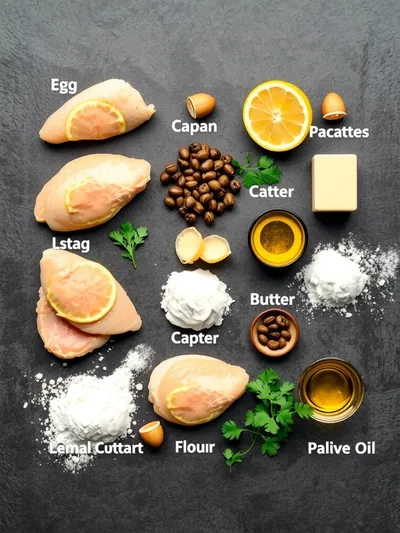 Chicken Piccata with Lemon Sauce – Ultimate Recipe - ingredients preparation