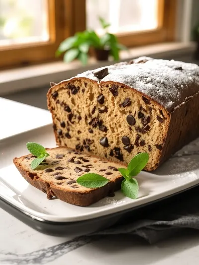 Chocolate Chip Zucchini Bread - cooking process