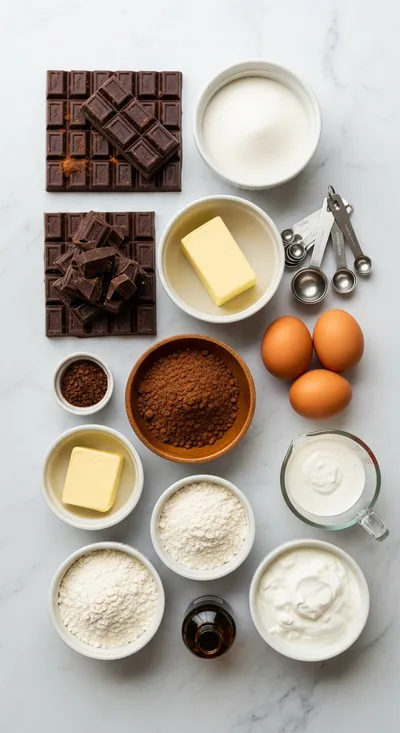 Chocolate Mousse Brownies – Creamy Decadent Dessert - cooking process