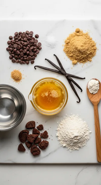 Chocolate Sugar Cookies Brown Butter Blondie - cooking process
