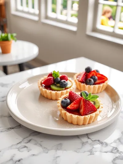 Classic Fruit Tarts - cooking process