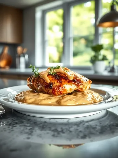 Creamy Oven Baked Chicken Thighs