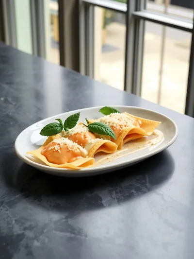 Creamy Tuscan Ravioli - Easy Weeknight Dinner - cooking process