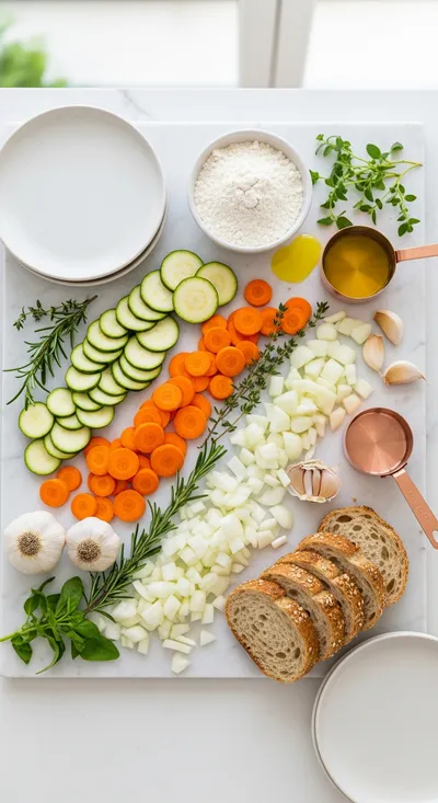 Creamy Zucchini Soup - cooking process