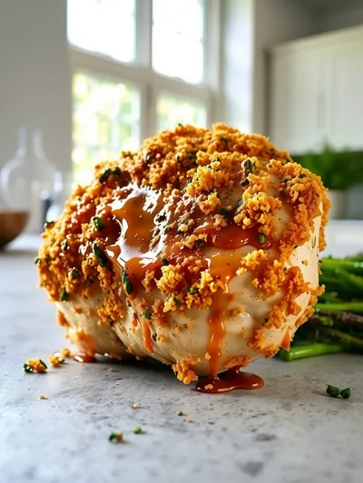 Crunchy Baked Maple Dijon Chicken With Golden Herb Crust