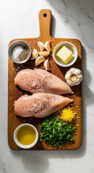 Garlic Butter Chicken Recipe - cooking process