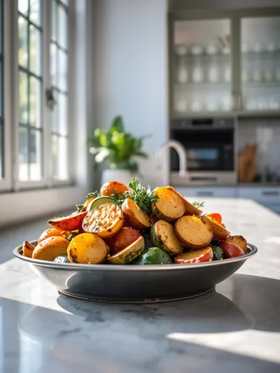 Garlic Herb Roasted Vegetables