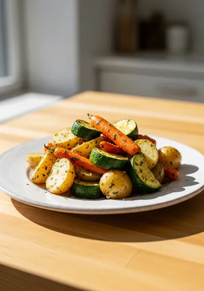 Garlic Herb Roasted Vegetables