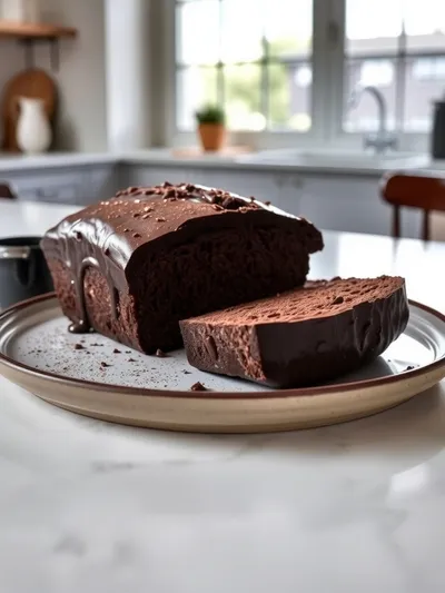 Gluten-Free Chocolate Zucchini Bread - cooking process