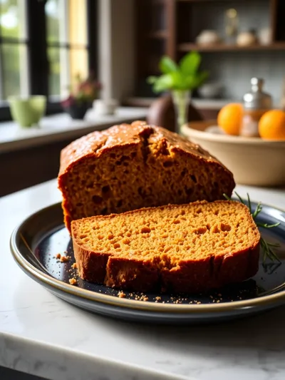 Gluten Free Pumpkin Bread Recipe - cooking process