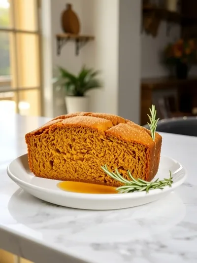 Gluten-Free Pumpkin Bread (Dairy-Free) - ready to serve