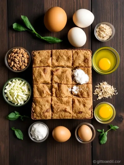 Gluten Free Zucchini Bread - ingredients preparation