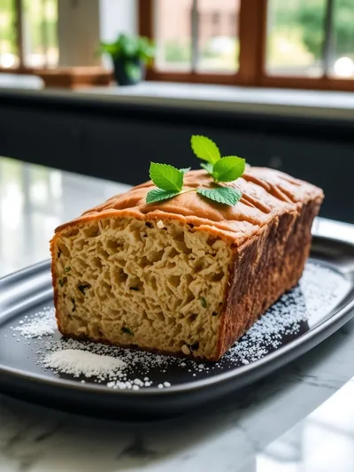 Gluten Free Zucchini Bread - cooking process