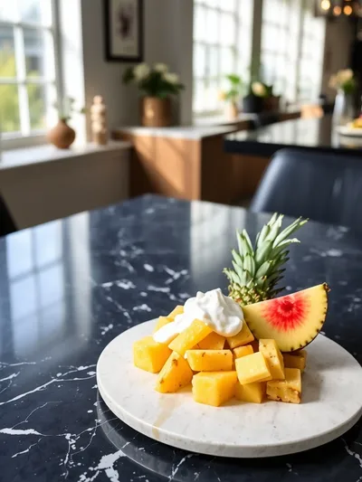 Hawaiian Fruit Salad with Cool Whip - ready to serve