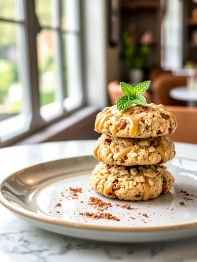 Healthy Oat Zucchini Cookies – Soft, Wholesome Dessert - ready to serve