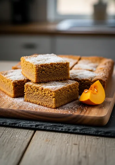 Fudgy Keto Pumpkin Brownies