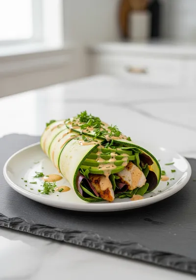 Keto Zucchini Wrap – Healthy Homemade Recipe