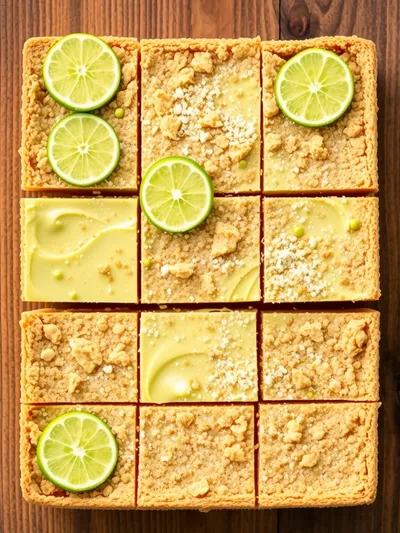 Key Lime Pie Bars with Browned Butter Blondie - ingredients preparation