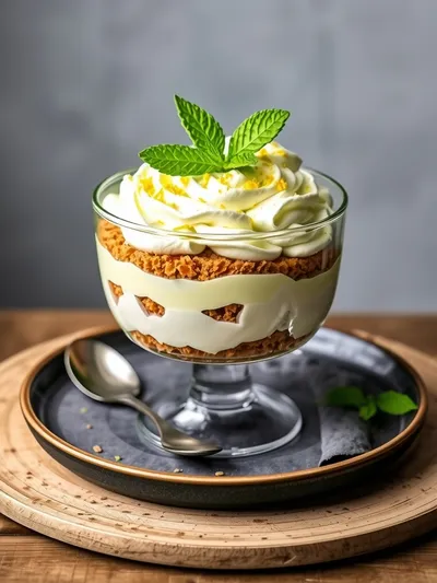Key Lime Pie Trifle - ready to serve