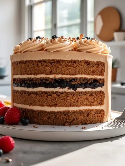 Luxurious Latte Cake – A Velvety Coffee Dessert