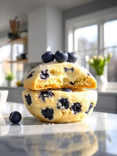 Lemon Blueberry Cheesecake Cookies