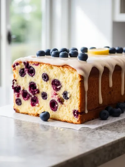 Lemon Blueberry Sheet Cake Recipe