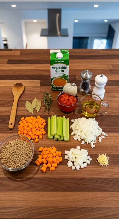 Lentil Soup – Seriously Amazing - cooking process
