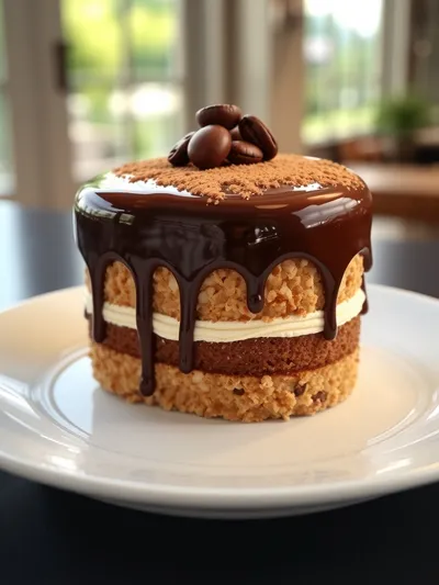 Luxurious Latte Cake - cooking process