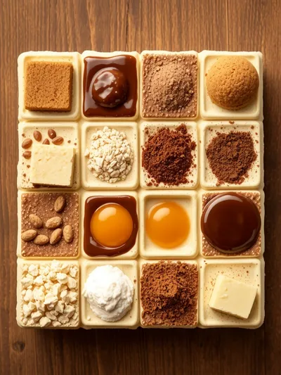 Luxurious Latte Cake - ingredients preparation