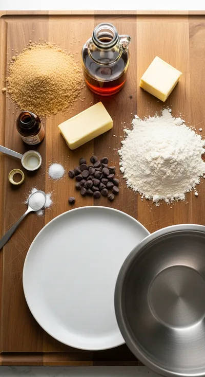 Maple Brown Sugar Cookies - cooking process
