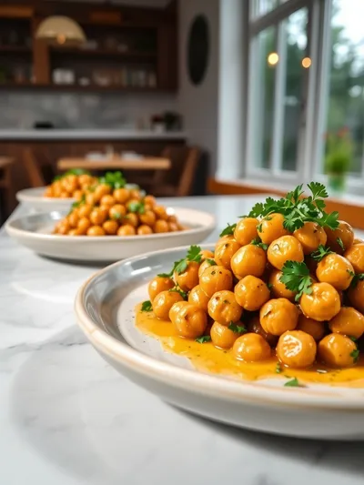 Marry Me Chickpeas - cooking process